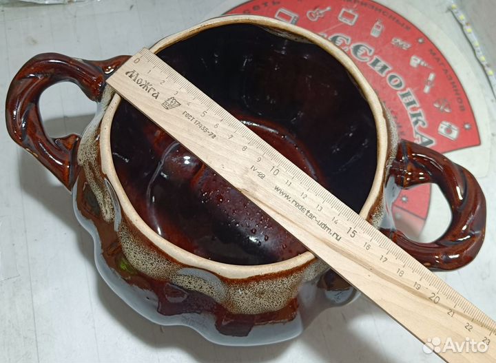 Горшок с крышкой для запекания и подачи на стол