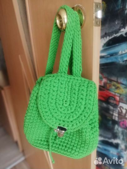 Рюкзаки вязанные