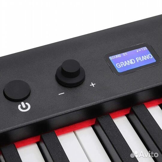 Цифровое пианино, черное