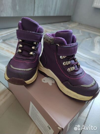 Детские Кроссовки ботинки утеплённые весна-осень