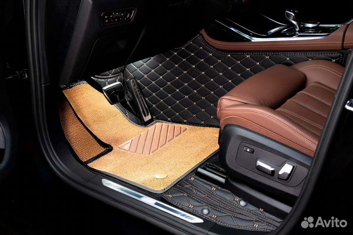 3D Коврики Range Rover Салон Багажник из Экокожи