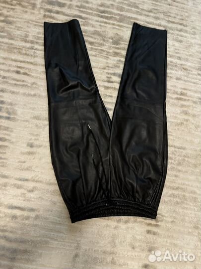 Брюки из эко кожи oodji 42-44