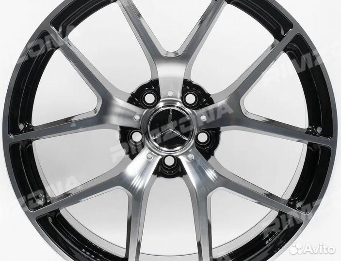 Литой диск в стиле Mercedes R19 5x112