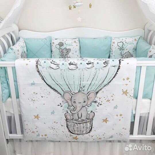 Детская овальная кроватка