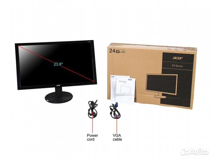 Новый монитор acer 24 дйюмов