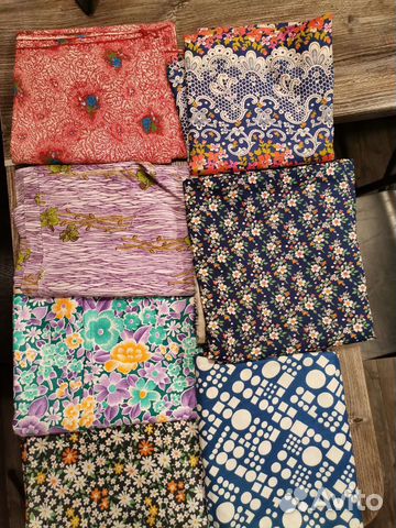 Тканевые отрезы времен СССР