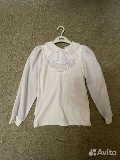 Школьная блузка для девочки 140