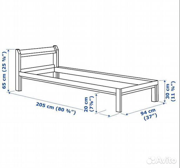 Кровать чердак IKEA