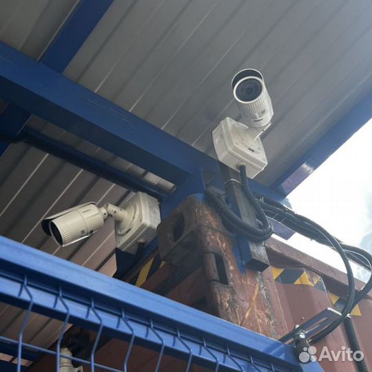 Установка видеонаблюдения за 1 день.HD изображение