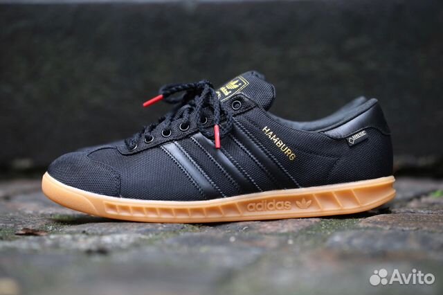 Adidas hamburg gtx black gum on sale