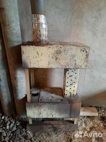 Продам буржуйку на отработке