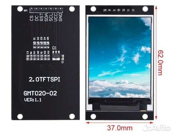 Жк-модули TFT-дисплей 0.96,1.3,1.77,2.0 дюймов
