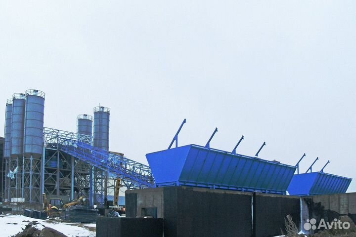 Бункер для бетонного завода