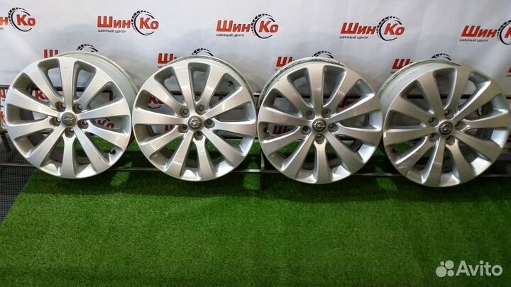 862) К-кт дисков ориг литых R17 opel 5х105