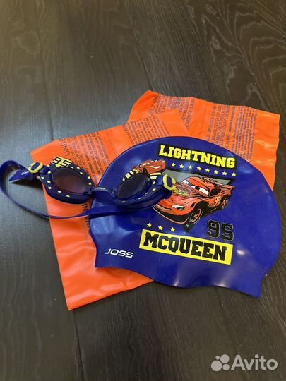 Нарукавники шапочка очки для бассейна