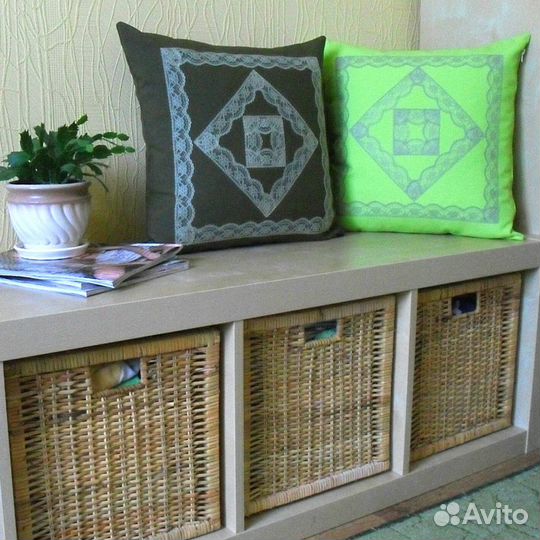 Интерьерная подушка handmade