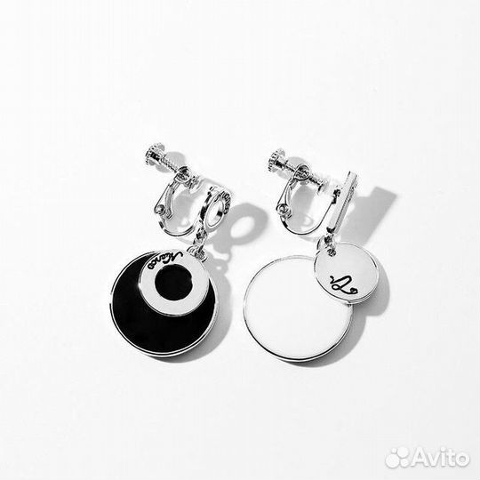 Серебряные серьги клипсы