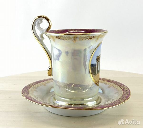 Коллекционная чайная пара фарфор Германия