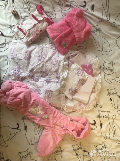 Вещи на девочку от0 до 9 мес