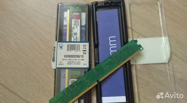 Оперативная память kingston kvr800d2n6/1gb