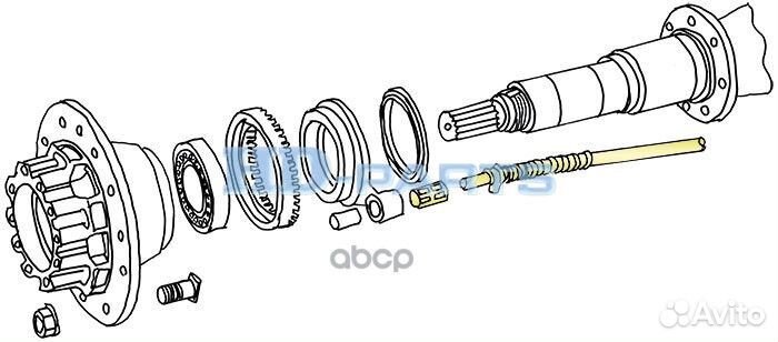 Датчик ABS Scania 310433 HD-parts