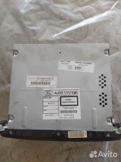 Магнитола ford Mondeo 4 sony