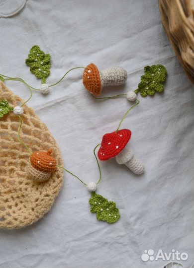 Гирлянды и подвесы в лесном стиле