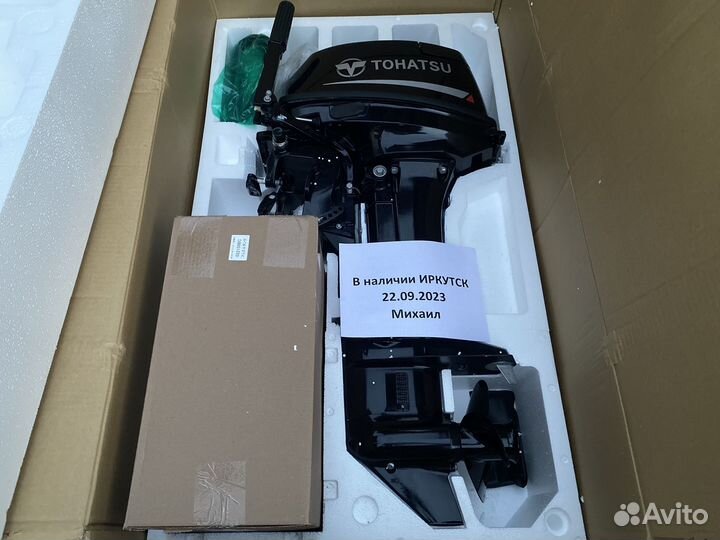 Новый лодочный мотор Tohatsu M 18 E2S