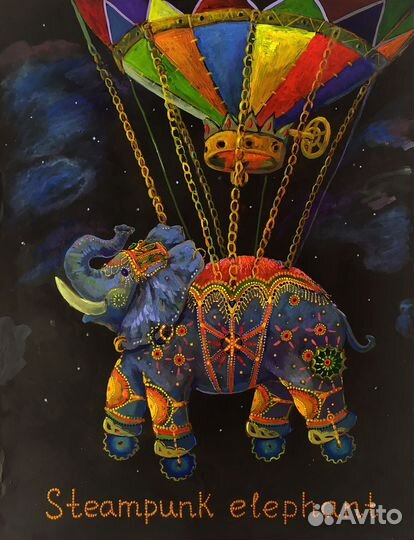 Картина стимпанк серия