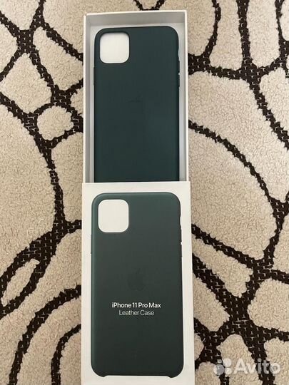 Чехол на iPhone 11 pro max кожаный