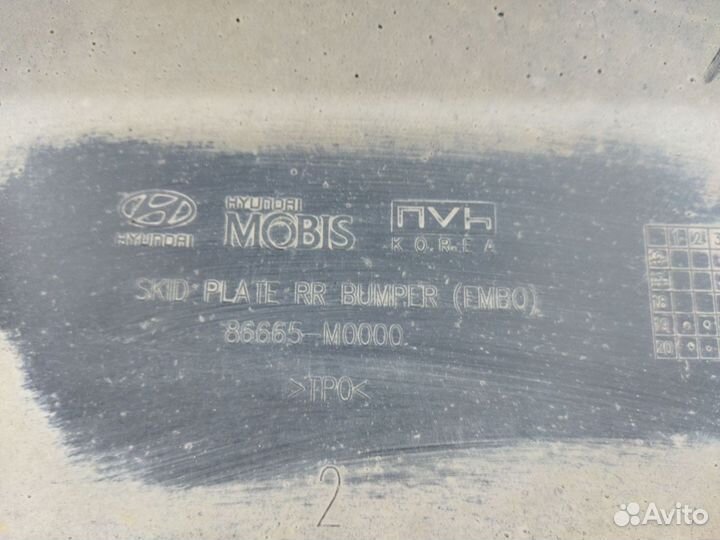 Накладка бампера Hyundai Creta 1 2015-2021