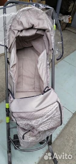 Детские санки коляска с колесами бу
