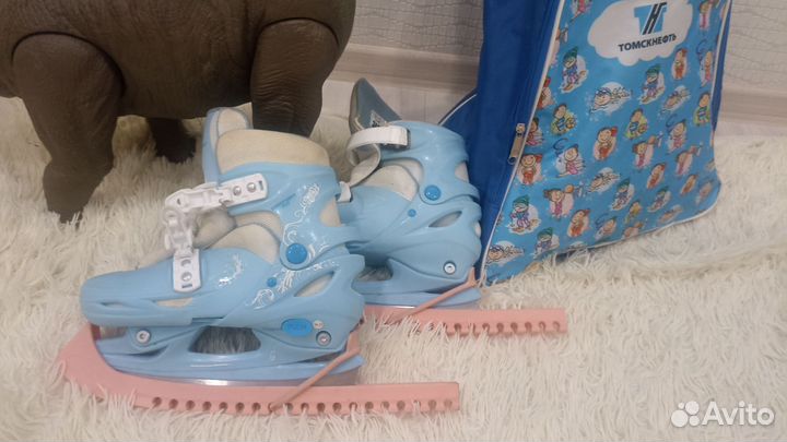 Коньки детские раздвижные 34 37 для девочки