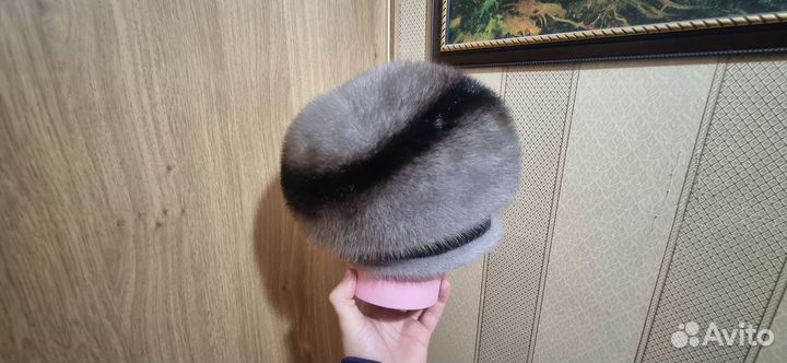Шапка норковая женская