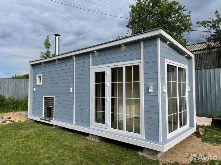 Баня каркасная