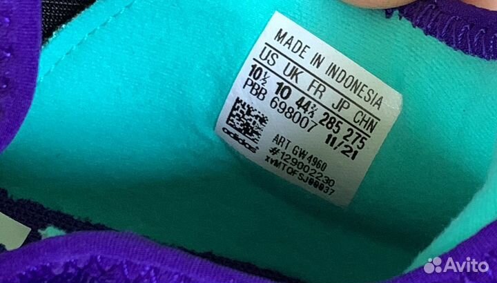 Размер 44 /27.5см Adidas Бутсы Кожа футбол Магазин