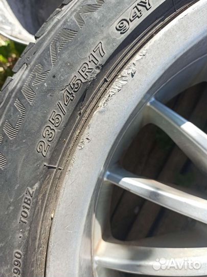 Колеса в сборе r17 полка bmw