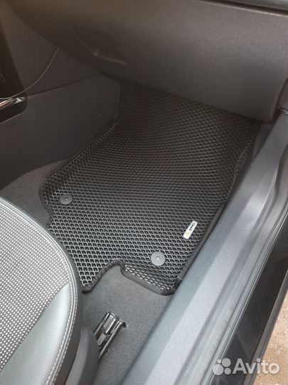 Авто коврики эва Опель Астра. 3d ева с бортиками