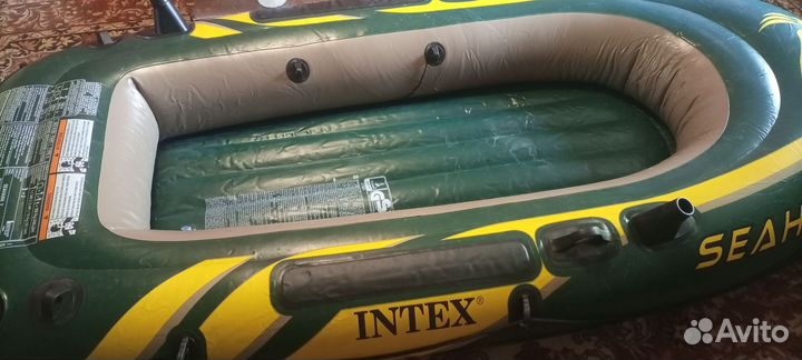 Надувная лодка intex 2
