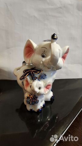 Фарфоровые статуэтки слоники