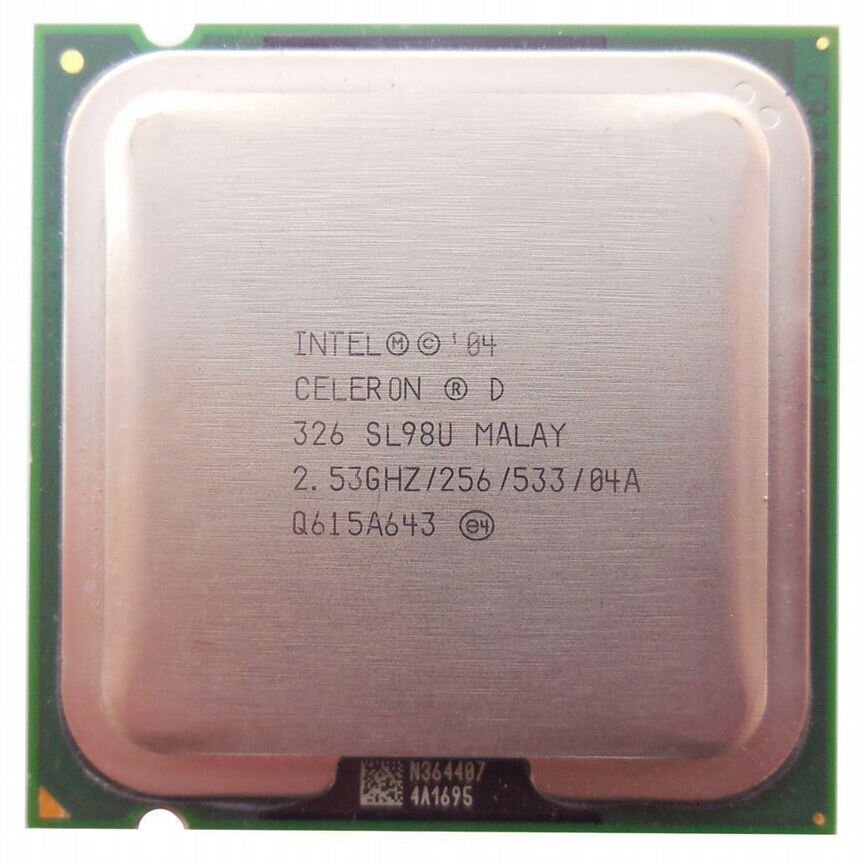 [SL98U] Процессор Intel Celeron D 326 2.53 Ghz Sl98u