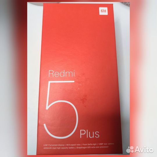 Xiaomi Redmi 5 Plus, 4/64 ГБ