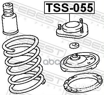 Опора переднего амортизатора TSS055 Febest