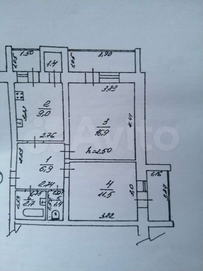 2-к. квартира, 48 м², 5/5 эт.
