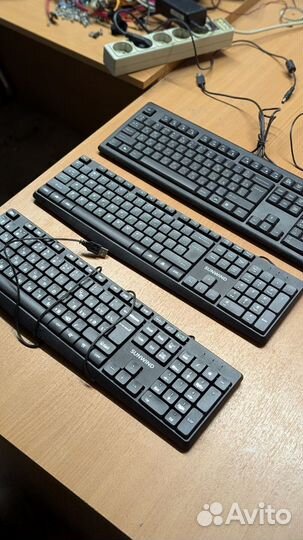 Офисные клавиатуры разные много