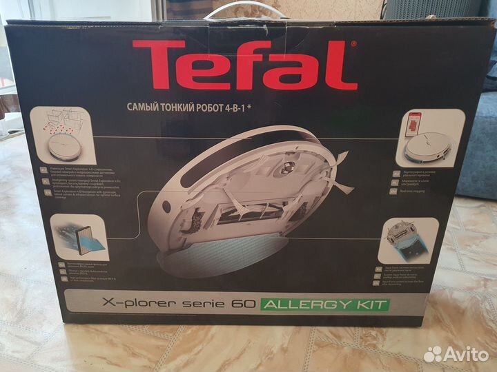 Робот пылесос Tefal explorer serie 60