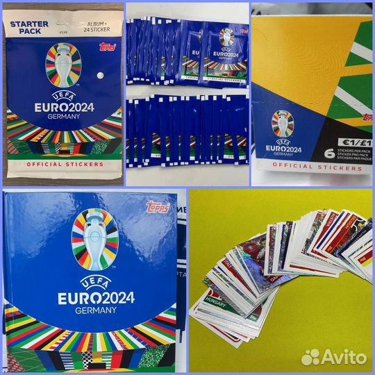Euro 2024 Panini. Наклейки поштучно и другое