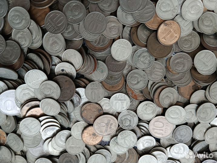 Монеты СССР и России более 4кг