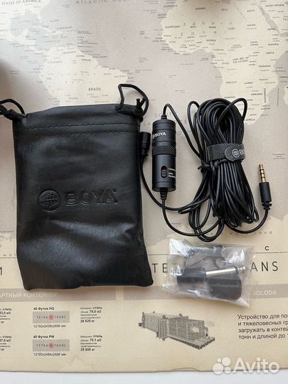 Петличный микрофон Boya BY-M1 Black