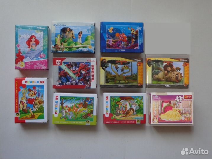Пазлы (продажа или обмен на фигурки киндер)